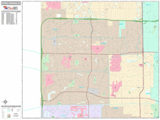 Coral Springs Digital Map Premium Style